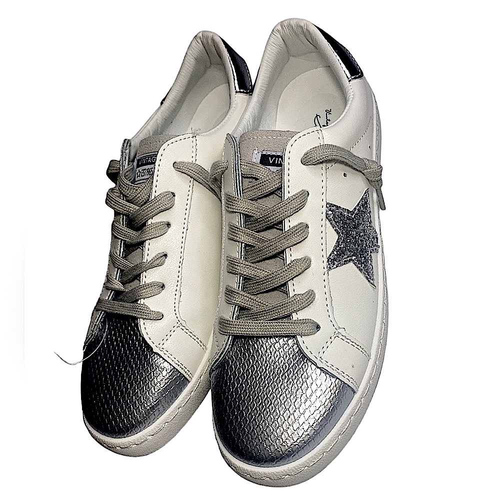 Vintage Havana Betsy White/Washed Silver Size 8 worn 5 times